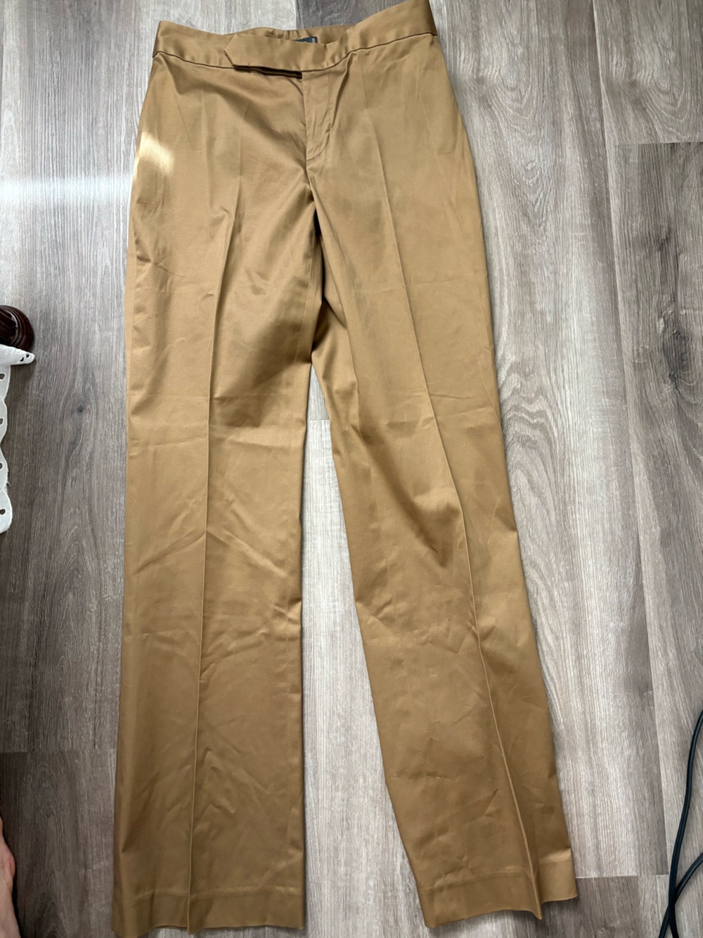 Woman´s Banana Republic Stretch Harrison Pants - Dark Khaki - Size 0.